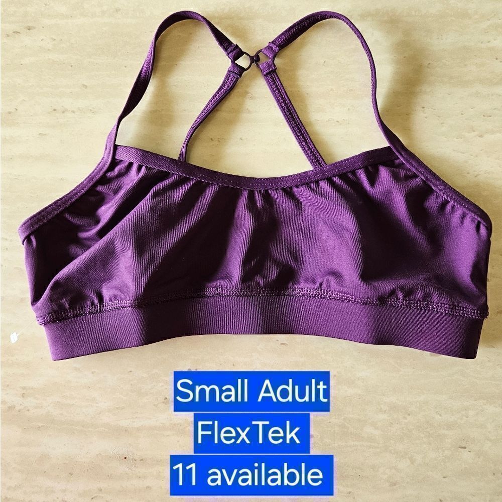Weissman FlexTek dance top adult small NWOT purple acro jazz lyrcal